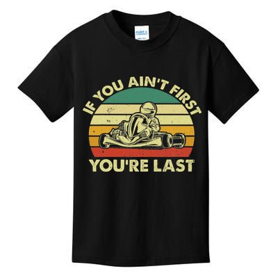 Funny Go Kart Racing Race Car Kart Racer Kids T-Shirt
