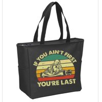 Funny Go Kart Racing Race Car Kart Racer Zip Tote Bag