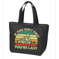 Funny Go Kart Racing Race Car Kart Racer Zip Tote Bag