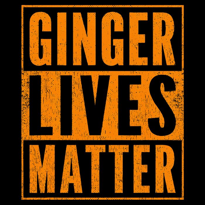 Funny Ginger Lives Matter Old School Redhead  Sustainable Bucket Hat