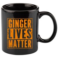 Funny Ginger Lives Matter Old School Redhead  11oz C Handle Ceramic Mug