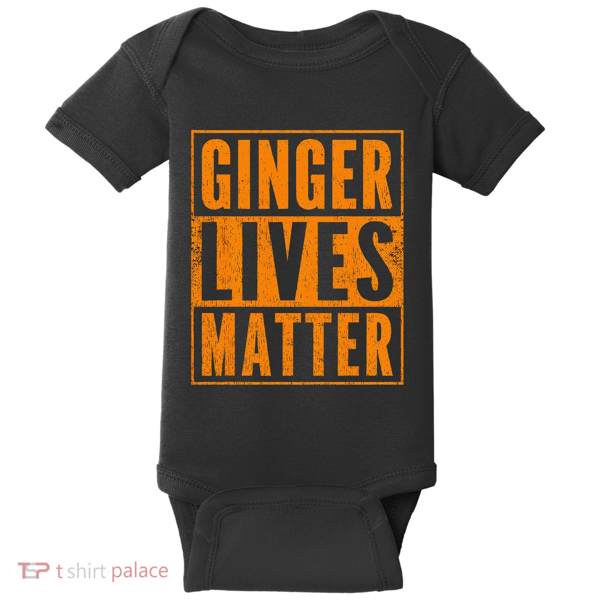 Funny Ginger Lives Matter Old School Redhead  Baby Bodysuit
