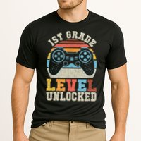 First Grade Level Unlocked Gamer 1st Day Of School Boys Cooling Performance Crew T-Shirt