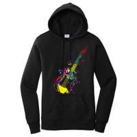 Funny Guitar Lovers Guitarist Musician Band Playing Women's Pullover Hoodie