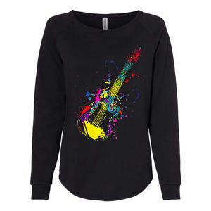 Funny Guitar Lovers Guitarist Musician Band Playing Womens California Wash Sweatshirt