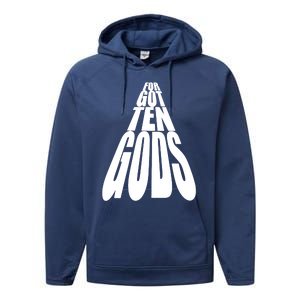 Forgotten Gods Logo Performance Fleece Hoodie