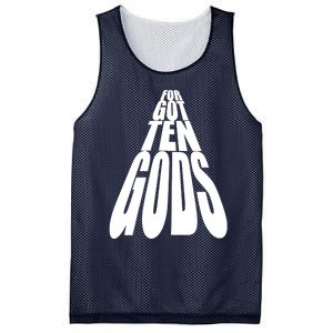 Forgotten Gods Logo Mesh Reversible Basketball Jersey Tank