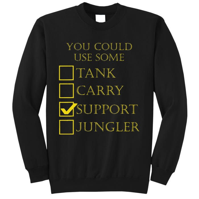 Funny Gaming League Support Sweatshirt