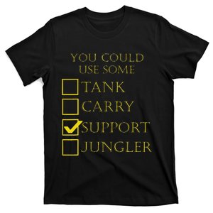 Funny Gaming League Support T-Shirt