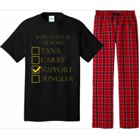 Funny Gaming League Support Pajama Set