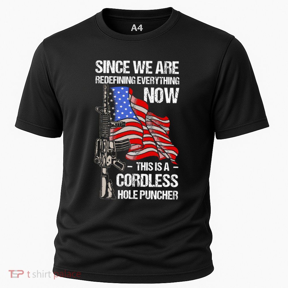 Funny Gun Lover Cordless Hole Puncher Performance Shirt
