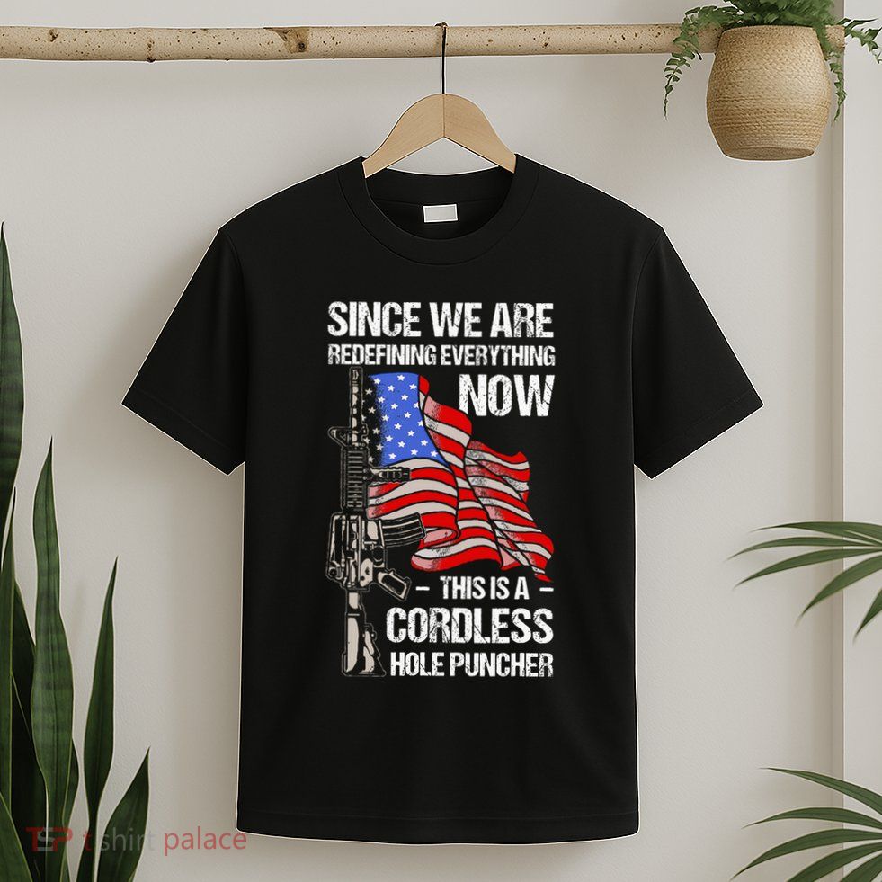 Funny Gun Lover Cordless Hole Puncher T-Shirt