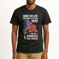 Funny Gun Lover Cordless Hole Puncher Tall T-Shirt