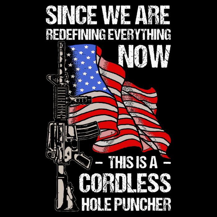 Funny Gun Lover Cordless Hole Puncher Sustainable Beanie