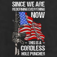 Funny Gun Lover Cordless Hole Puncher Golf Towel