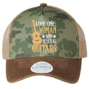 Funny Guitar Lovers Guitarist Musician Band Playing Artist Legacy Tie Dye Trucker Hat