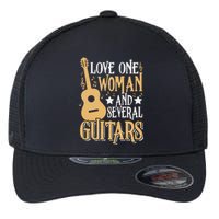 Funny Guitar Lovers Guitarist Musician Band Playing Artist Flexfit Unipanel Trucker Cap