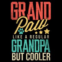 Funny Grandpaw Like A Regular Grandpa But Cooler Grandpaw Great Gift Impact Tech Backpack