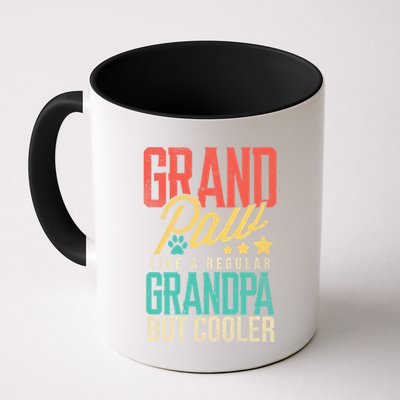 Funny Grandpaw Like A Regular Grandpa But Cooler Grandpaw Great Gift Mug