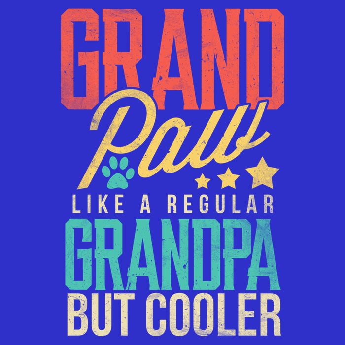 Funny Grandpaw Like A Regular Grandpa But Cooler Grandpaw Great Gift 16 in Basic Backpack