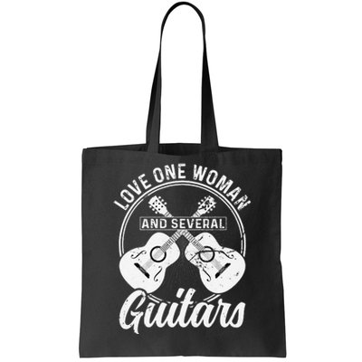 Funny Guitar Lovers Guitarist Musician Band Playing Artist Tote Bag