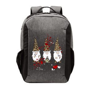 Funny Gnomes Leopard Red Hearts Valentines Day Meaningful Gift Vector Backpack