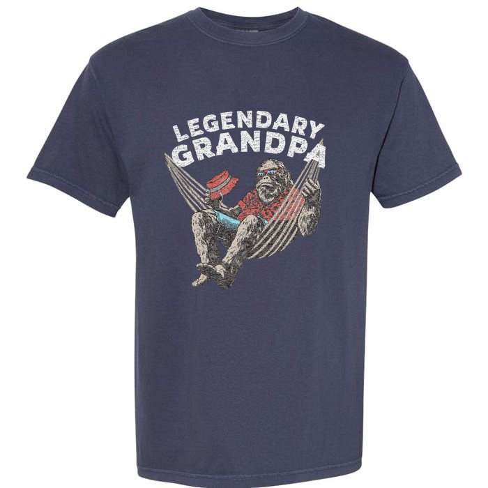 Funny Grandpa Legendary Saying Garment-Dyed Heavyweight T-Shirt