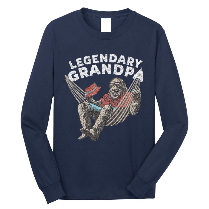 Funny Grandpa Legendary Saying Long Sleeve Shirt