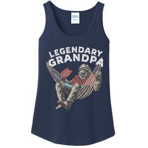 Funny Grandpa Legendary Saying Ladies Essential Tank