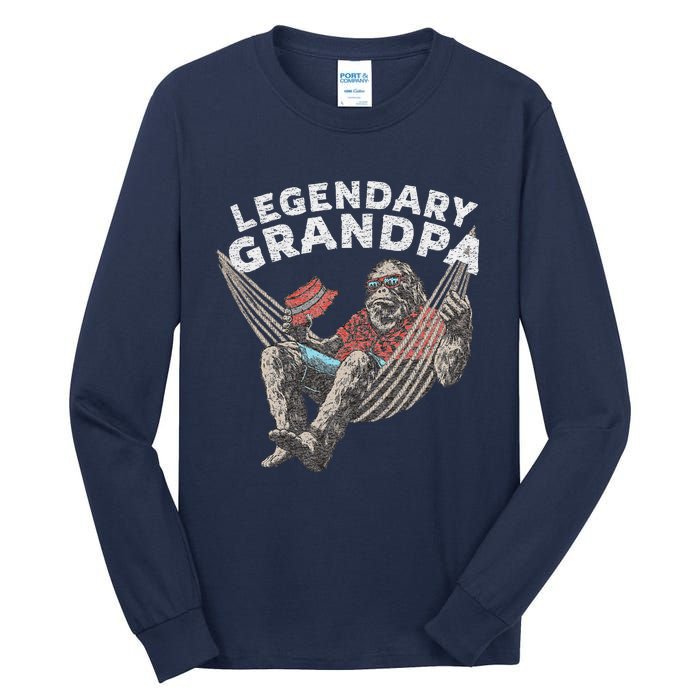 Funny Grandpa Legendary Saying Tall Long Sleeve T-Shirt