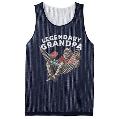 Funny Grandpa Legendary Saying Mesh Reversible Basketball Jersey Tank