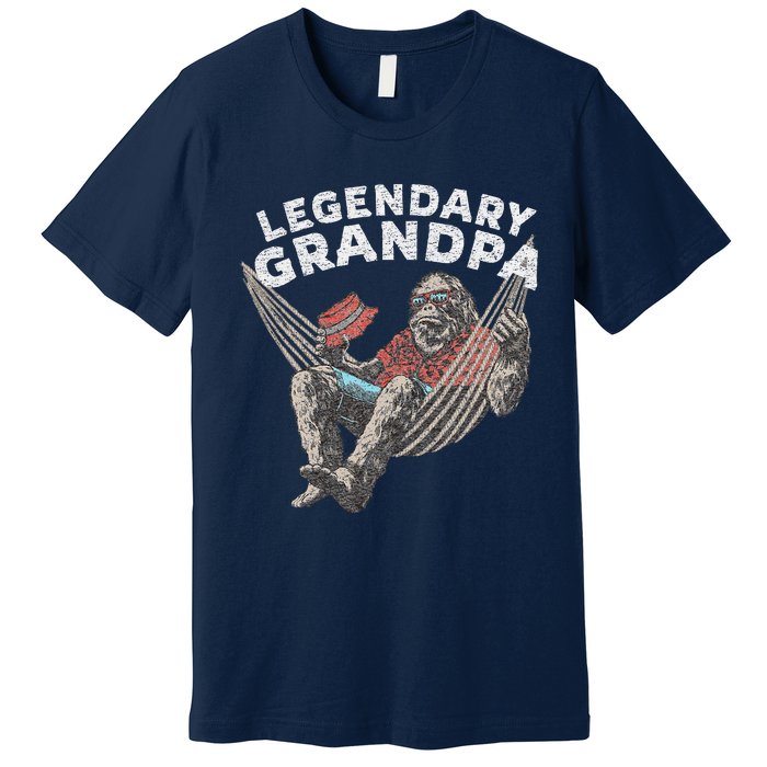 Funny Grandpa Legendary Saying Premium T-Shirt