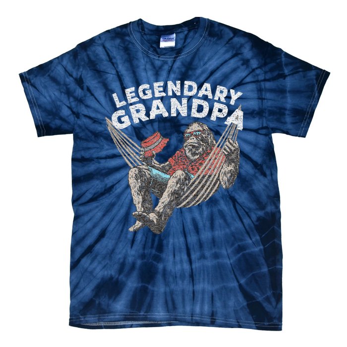 Funny Grandpa Legendary Saying Tie-Dye T-Shirt