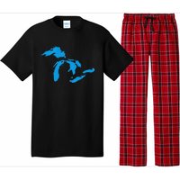 Five Great Lakes American Midwest Native Fresh Water Pajama Set