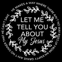 Funny Gift Let Me Tell You About My Jesus Bible Jesus Lovers Funny Gift Doggie Tank