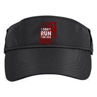 Funny Gun Lovers I Don't Run I Reload Gun Owners US Flag Adult Drive Performance Visor