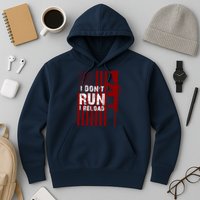 Funny Gun Lovers I Don't Run I Reload Gun Owners US Flag Hoodie
