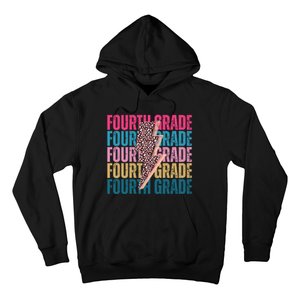 Fourth Grade Lighting Cheetah Back To School Hoodie