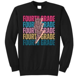 Fourth Grade Lighting Cheetah Back To School Sweatshirt