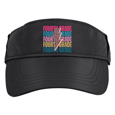 Fourth Grade Lighting Cheetah Back To School Adult Drive Performance Visor