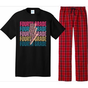 Fourth Grade Lighting Cheetah Back To School Pajama Set