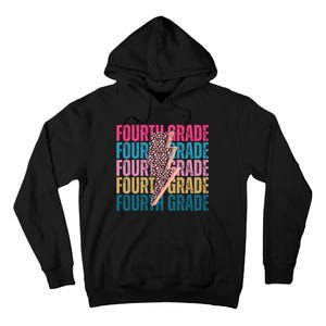 Fourth Grade Lighting Cheetah Back To School Tall Hoodie