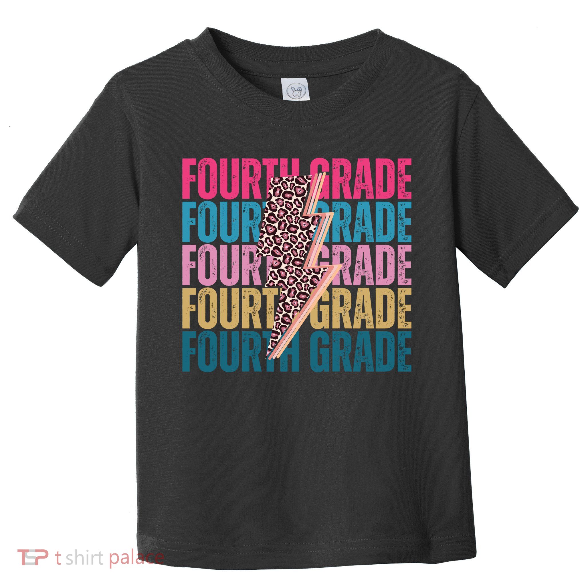 Fourth Grade Lighting Cheetah Back To School Toddler T-Shirt