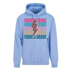 Fourth Grade Lighting Cheetah Back To School Unisex Surf Hoodie