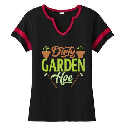 Funny Gardening Lover Plants Gift Dirty Garden Hoe Tank Top Ladies Halftime Notch Neck Tee