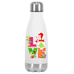 Funny Gonmes Love Eggs Bunny Happy Easter Day Gift Stainless Steel Insulated Water Bottle