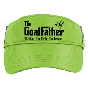 Funny Goat Lover Gifts For Dads And Men The Goat Father Adult Drive Performance Visor