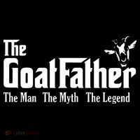 Funny Goat Lover Gifts For Dads And Men The Goat Father High Crown Mesh Back Trucker Hat