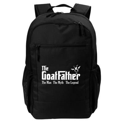 Funny Goat Lover Gifts For Dads And Men The Goat Father Backpack