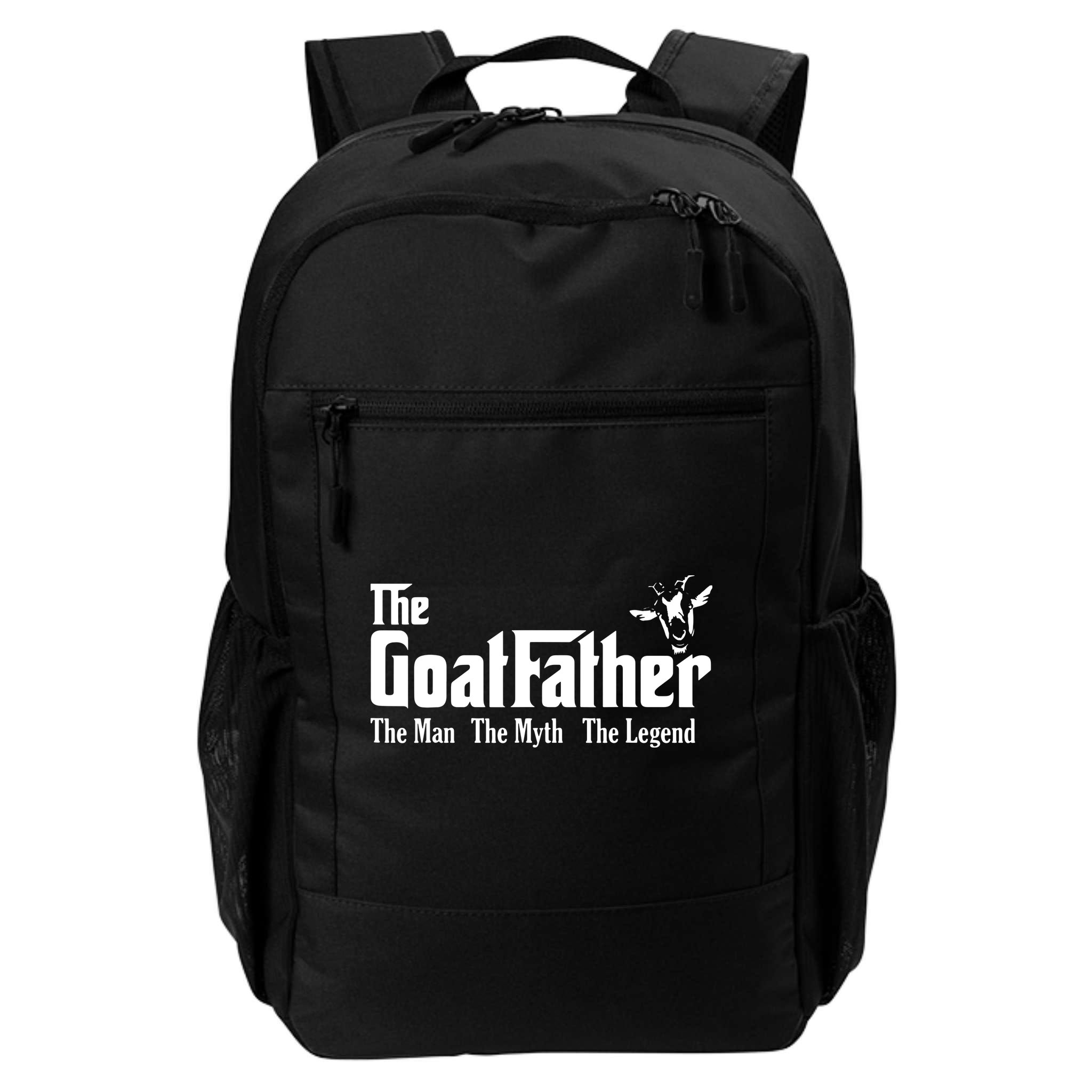 Funny Goat Lover Gifts For Dads And Men The Goat Father Backpack